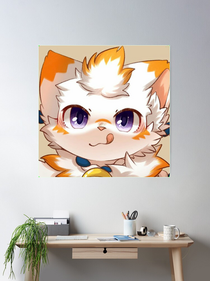 Customizable Wall Poster – Design Your Own Personalized Print for Your Beloved OC(Please buy it, or your furry friends can not been bring to life)